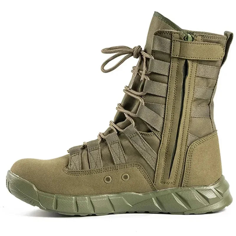 Tactical Ankle Boots – Retro Style with Ankle Strap