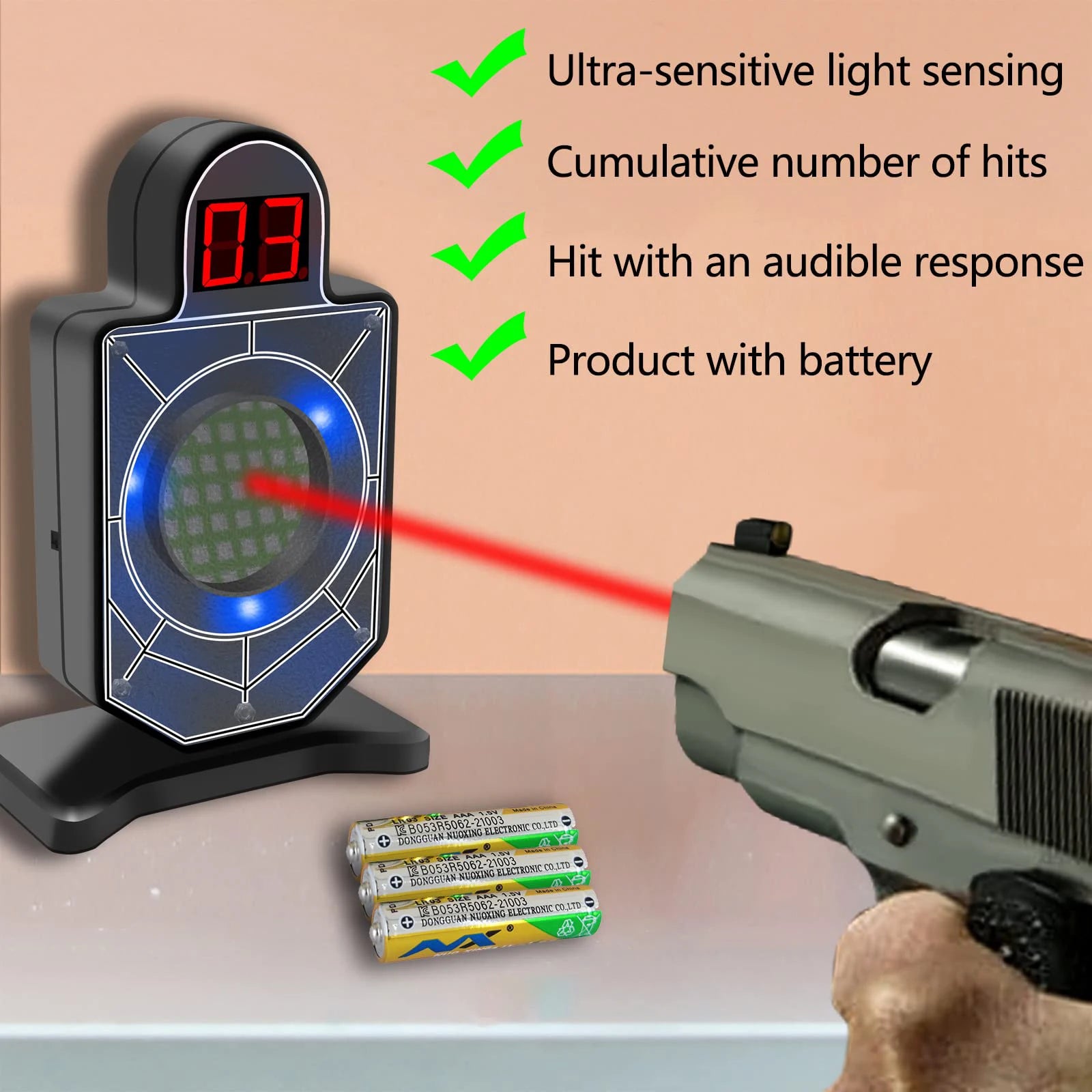 Digital Laser Training Target