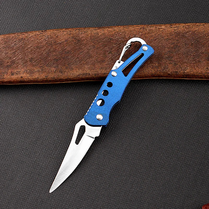 Mini Folding Pocket Knife — Portable EDC Keychain Tool