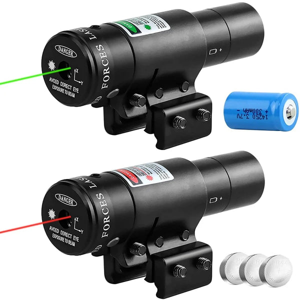 Compact Red/Green Laser Sight – Adjustable & Durable