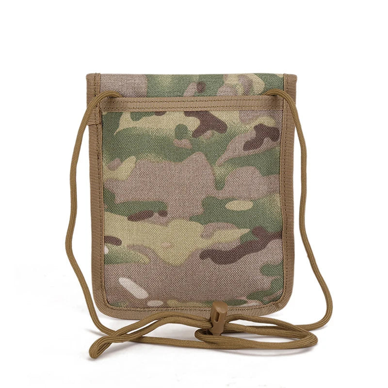 Tactical MOLLE ID Card Holder with Chest Mount