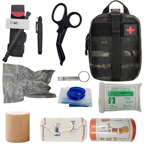 Tactical IFAK First Aid Kit – Compatible Emergency Medical Pouch