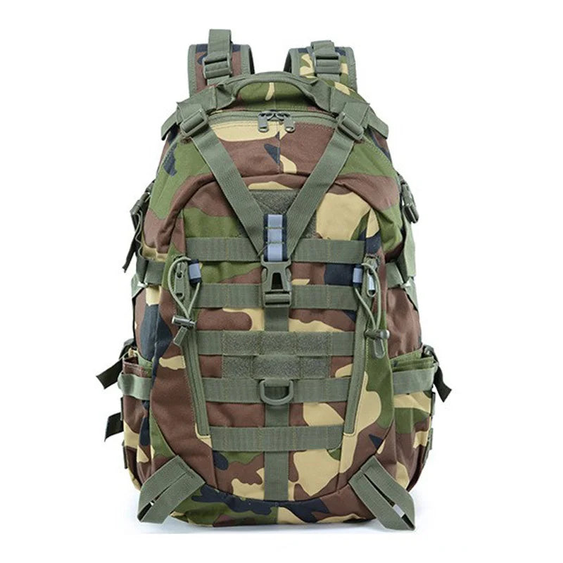 40L MOLLE Tactical Backpack – Rugged, Reflective, and Multi-Purpose