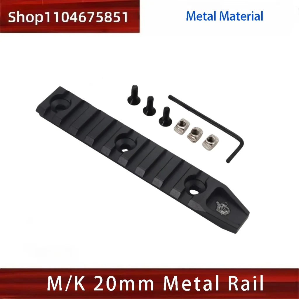 Tactical Picatinny Rail Handguard - MLOK/KEYMOD Compatible for Airsoft Wargame Rifles