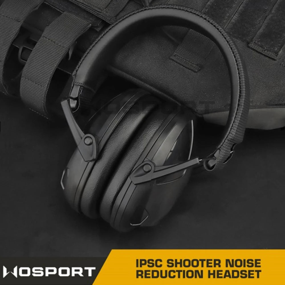 IPSC Tactical Electronic Shooting Earmuffs – NRR 31dB, SNR 33dB