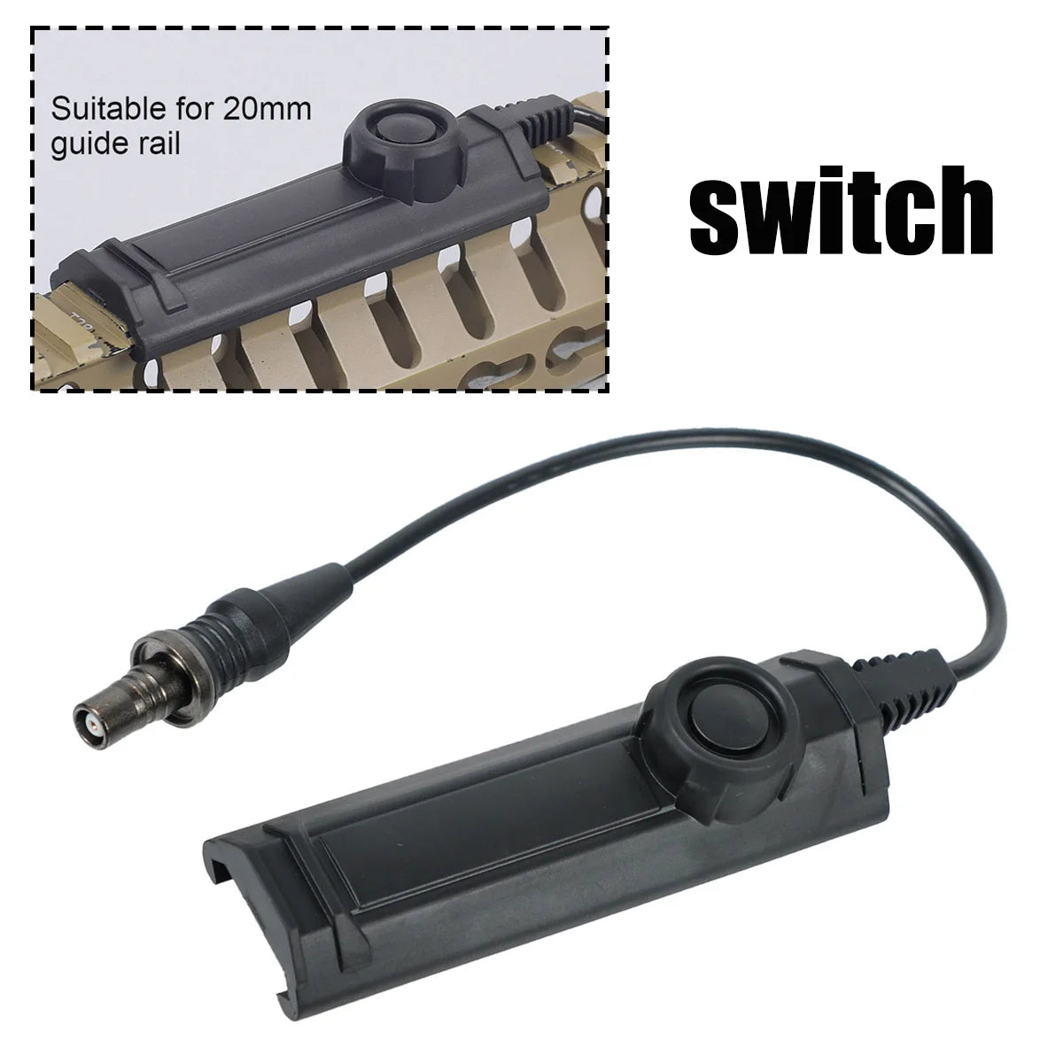 SureFire M600B Tactical Flashlight - 600 Lumen Scout Light for Rifles Shotguns