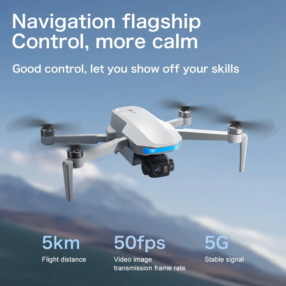 S-X1 MAX GPS Drone with 3-Axis Gimbal – 8K/4K HD Camera 5000m FPV LCD Screen RC Quadcopter