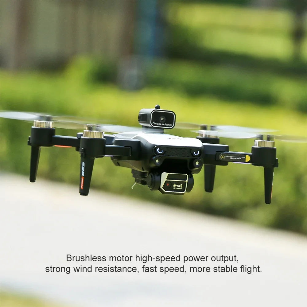 8K UHD Dual-Camera Drone with Omnidirectional Sensing