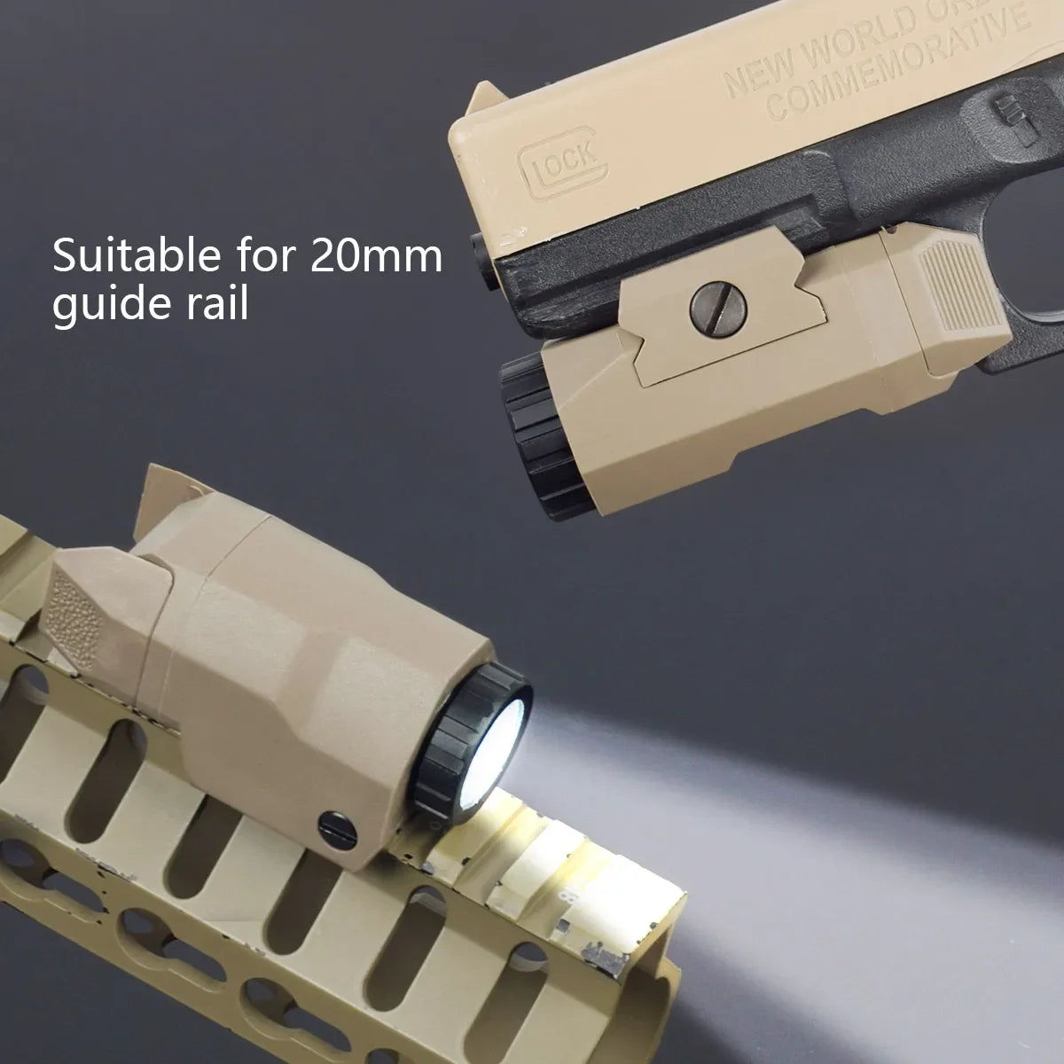 INFORCE APL Tactical Weapon Light - 20mm Rail Mount