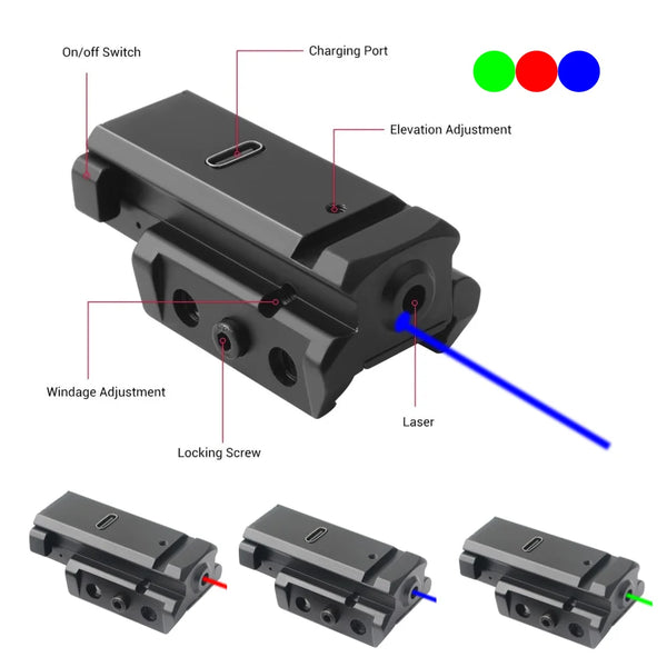 USB Rechargeable Laser Sight – Compact & Adjustable