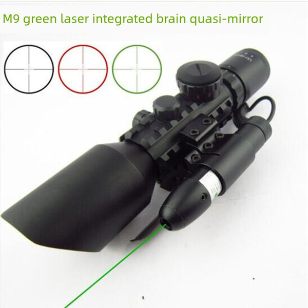 Red Laser 3-10x HD Cross 8x Scope – Wall-Mounted Slingshot Accessory