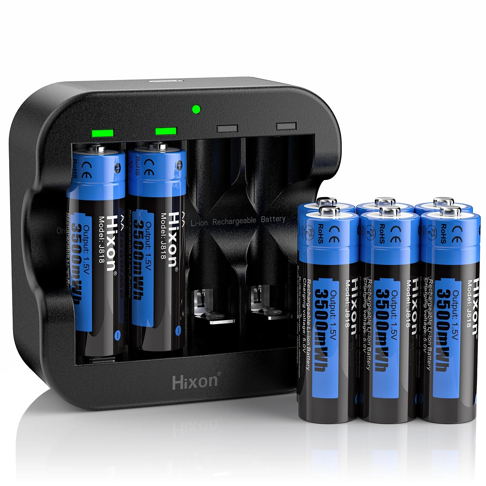 PowerMax USB Rechargeable AA Battery Set