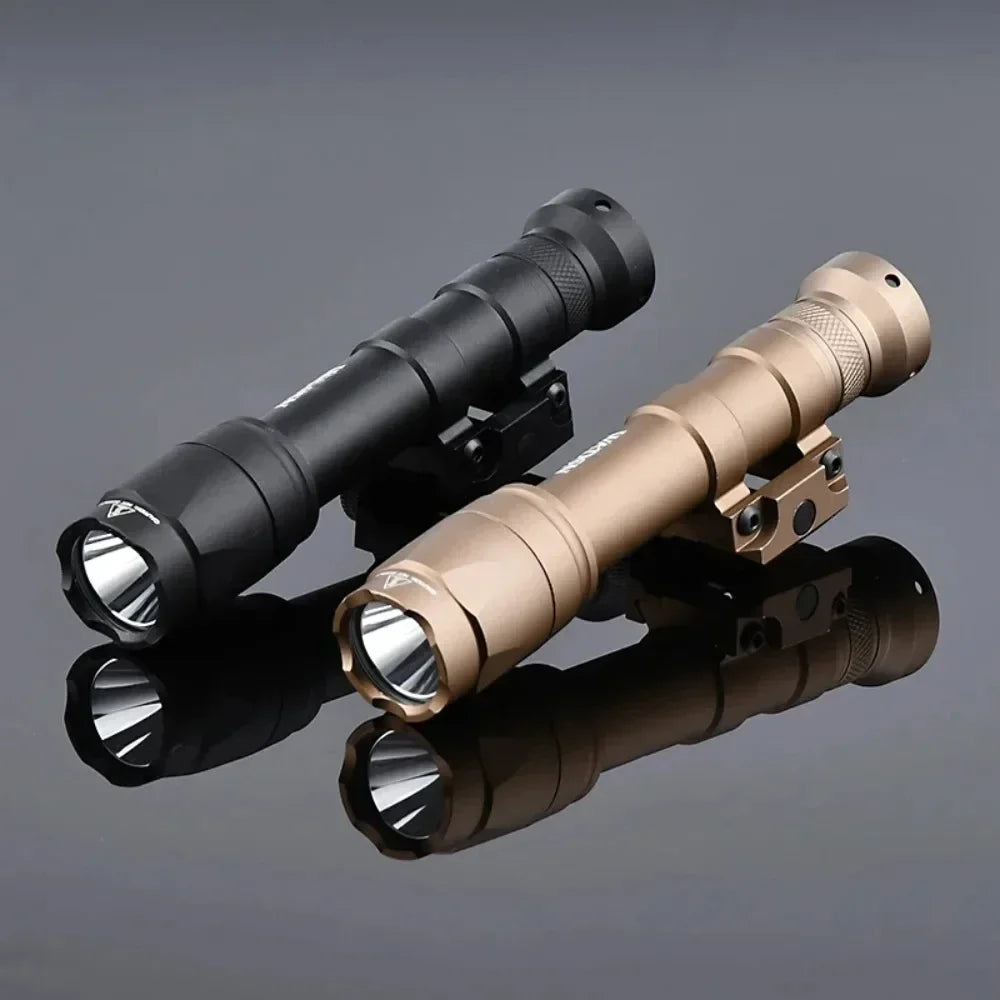 M600C/M300A Tactical LED Weapon Light - 600 Lumen Rail-Mount Flashlight with Pressure Switch