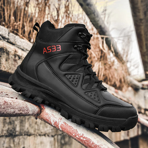 PHERON Men’s Tactical Desert Boots — Mid-Calf Hiking & Work Shoes