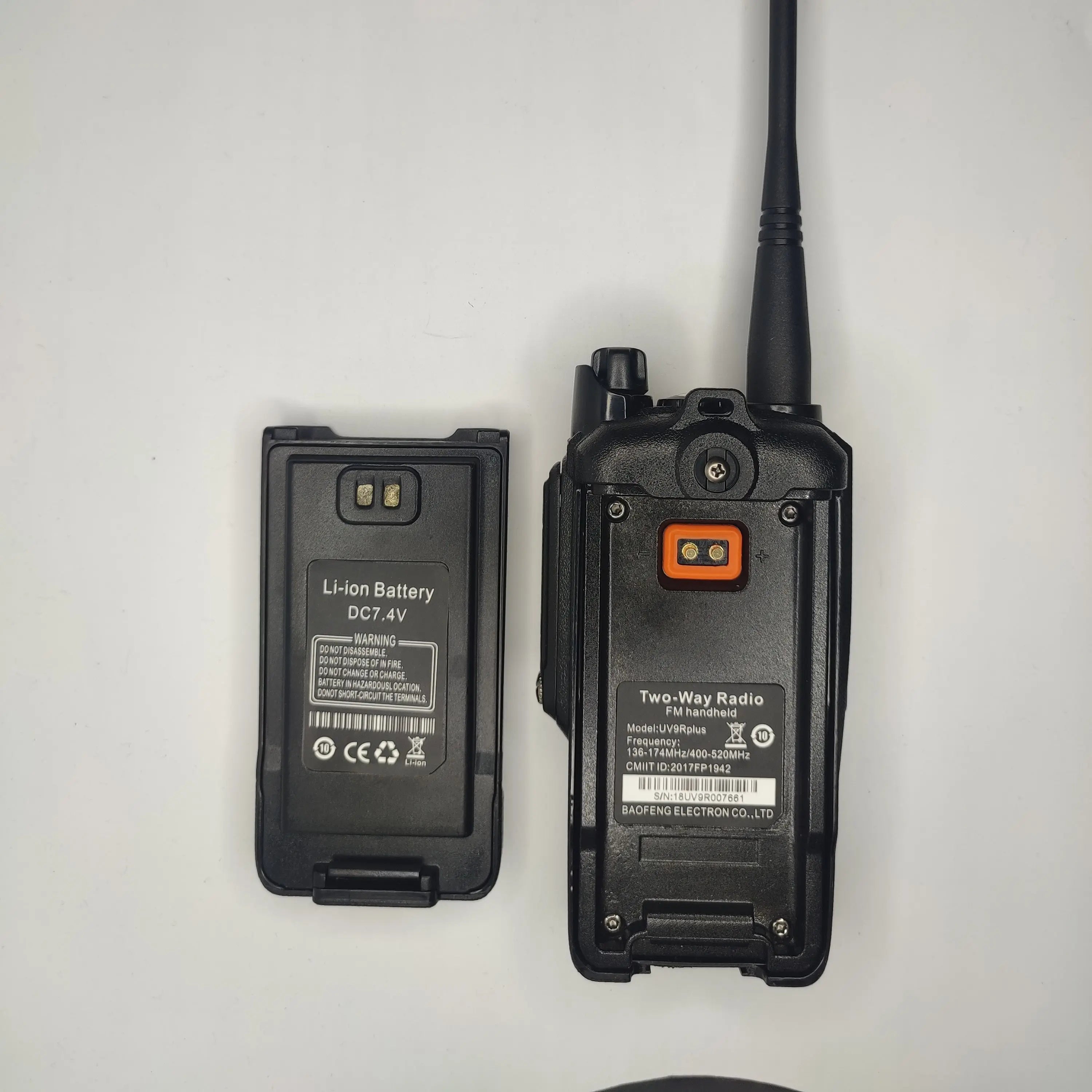 High-Power Dual-Band Two-Way Radio with Emergency Alerts