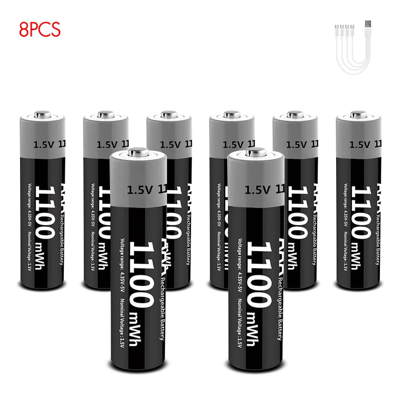 EcoCharge USB Rechargeable Battery Set