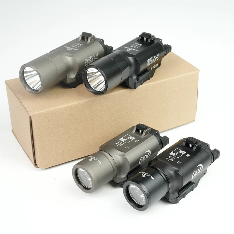 actical X300U LED Flashlight | 20mm Picatinny Rail Mount | Constant/Momentary Scout Light