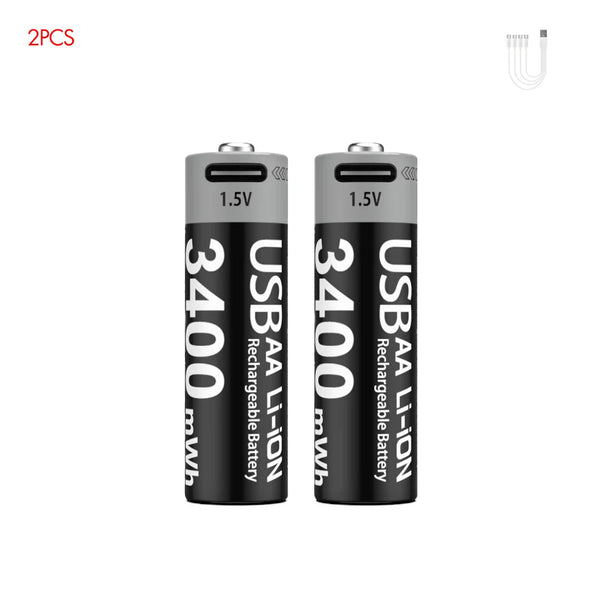 EcoCharge USB Rechargeable Battery Set