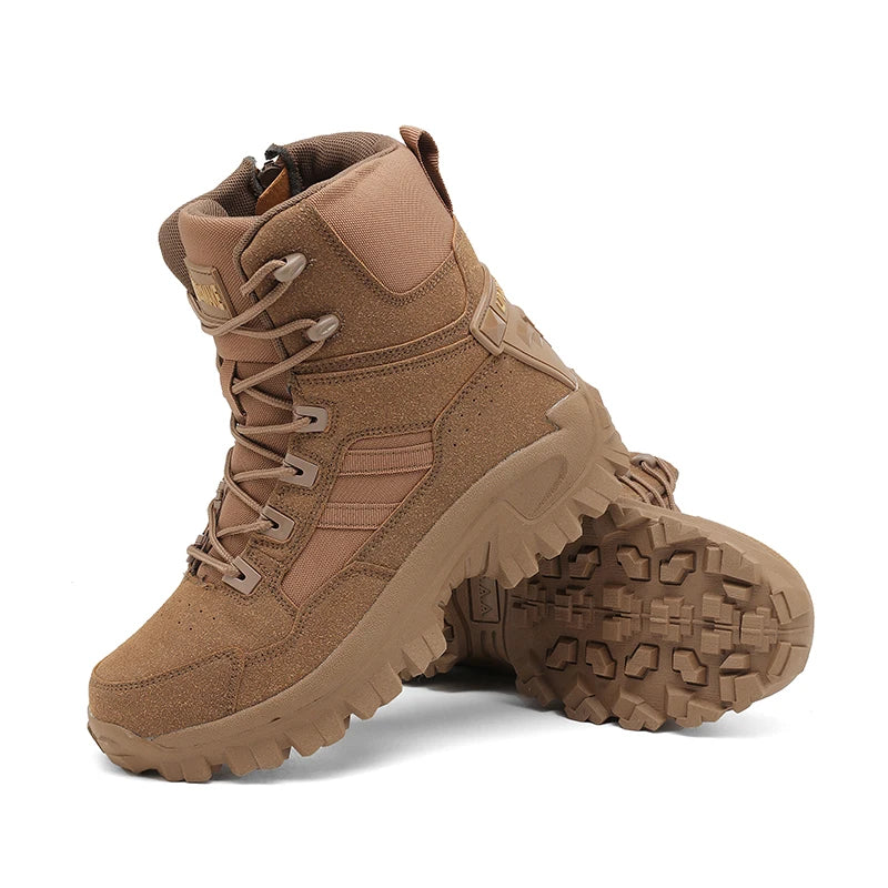 Tactical Hiking & Military Boots – Waterproof, Anti-Slip & Durabled warm work boot