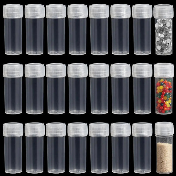 5ml Plastic Sample Bottles with Leak-Proof Caps – 20/100/200 Pack