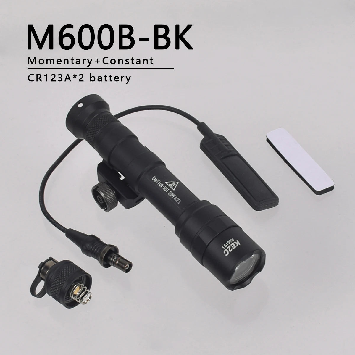 Tactical Weapon Light - M600C/M300C LED Scout Flashlight with Picatinny Rail Mount
