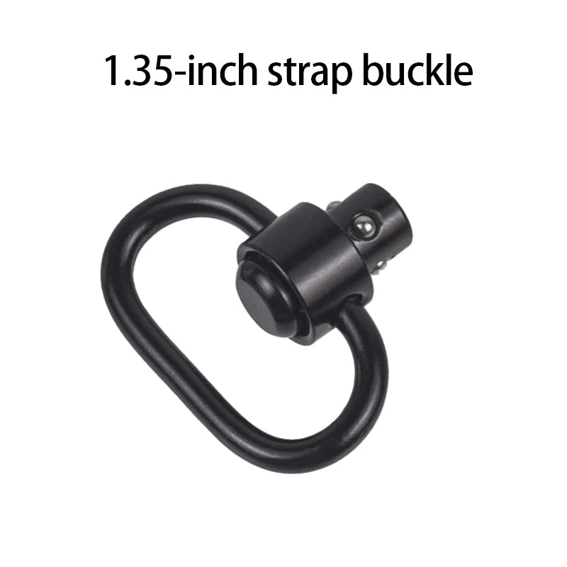 AR15 HK416 Tactical Rifle Sling Adapter with Buttstock Mount - Adjustable Nylon Webbing Strap