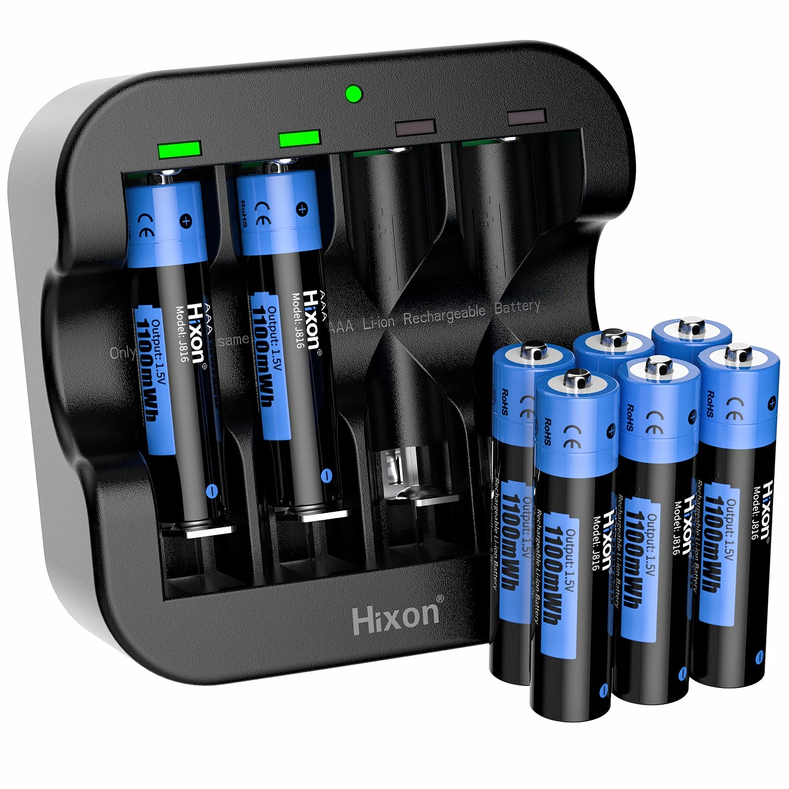 AAA 1100mWh 1.5V Li-Ion Rechargeable Battery