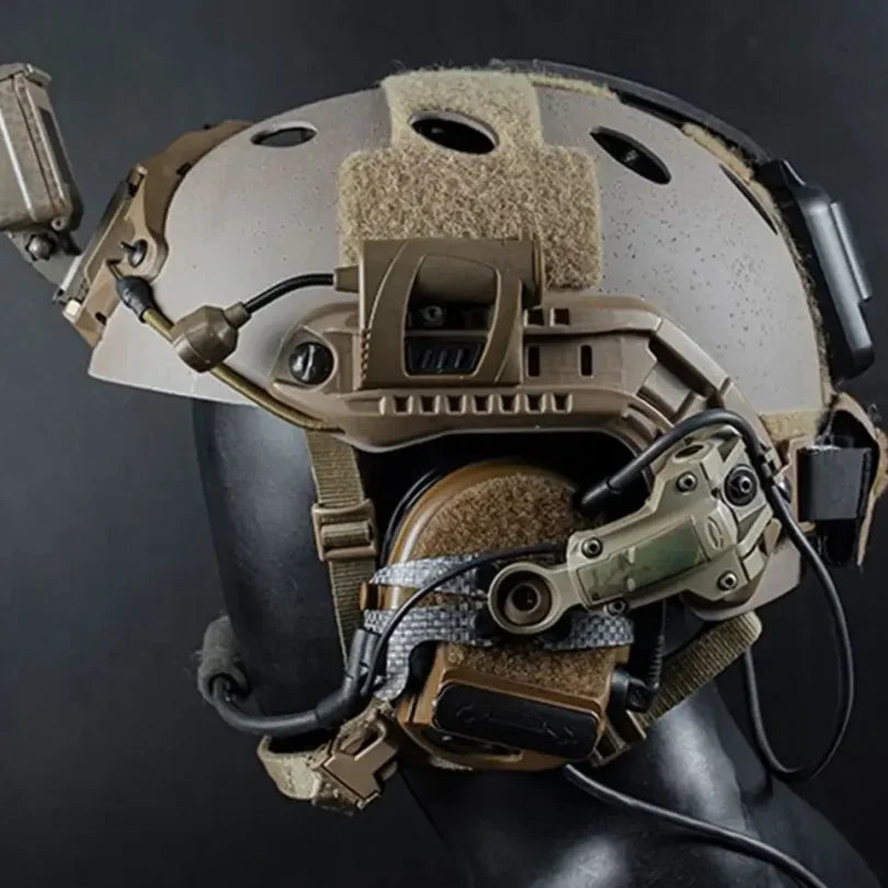 Tactical Helmet Light with 3 LED Modes - IR, Red, Green &amp; White Light for Military, Hunting &amp; Outdoor Operations