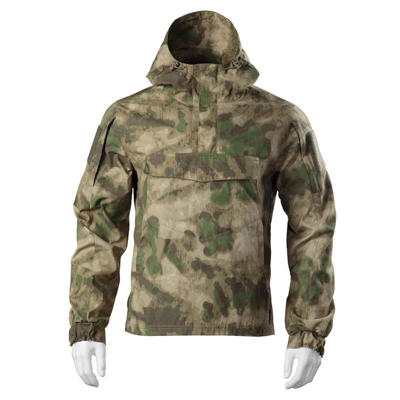 Hooded Combat Windbreaker Tactical Jacket