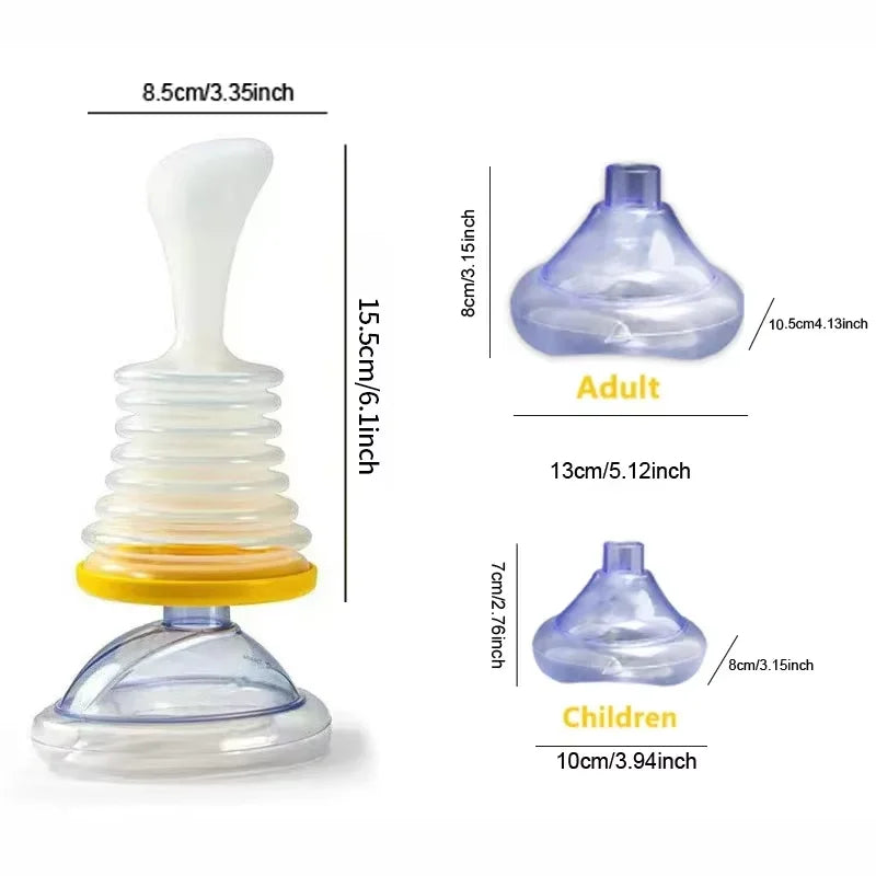 Portable Choking Rescue Device – 3-Piece Anti-Choking First Aid Kit