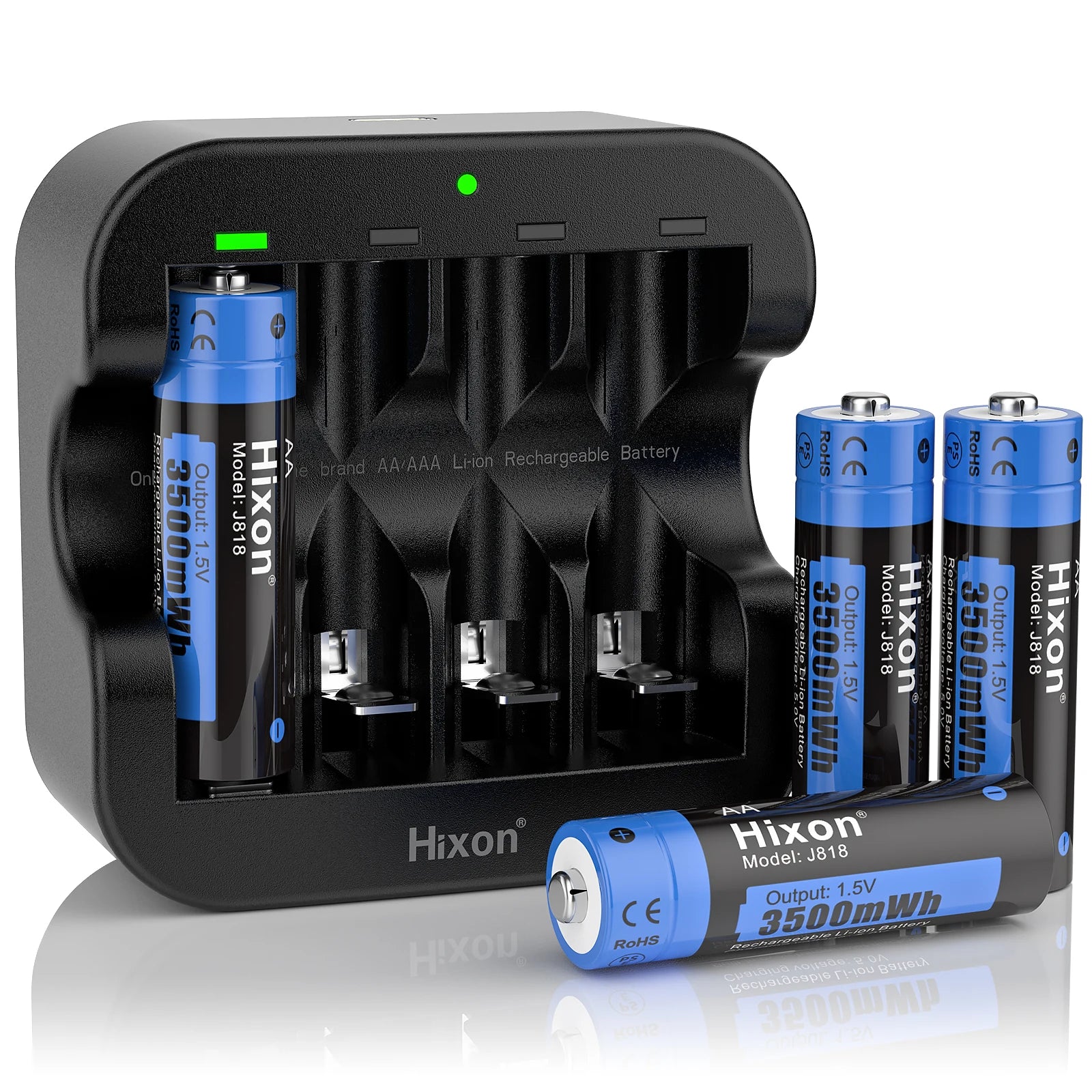 PowerMax USB Rechargeable AA Battery Set
