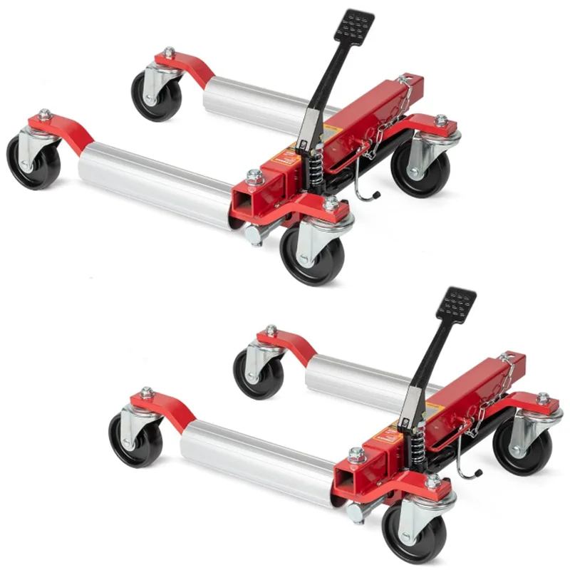 Heavy-Duty Hydraulic Wheel Dolly – 1,500 lbs Capacity with 360° Mobility