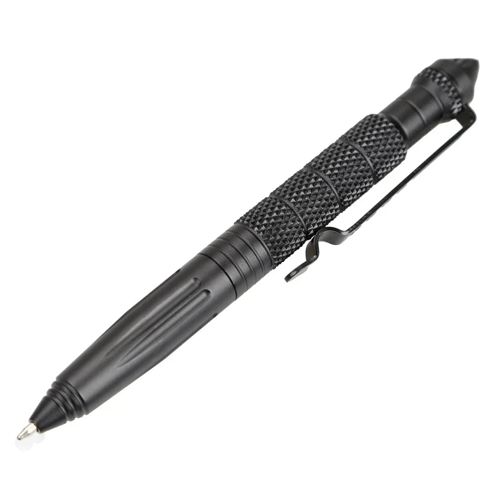 Military Tactical Gel Pen with Glass Breaker | Aviation Aluminum Alloy