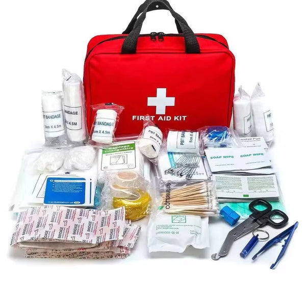 184-Piece First Aid Kit – Portable Emergency Medical Supplies for Outdoor and Home Use