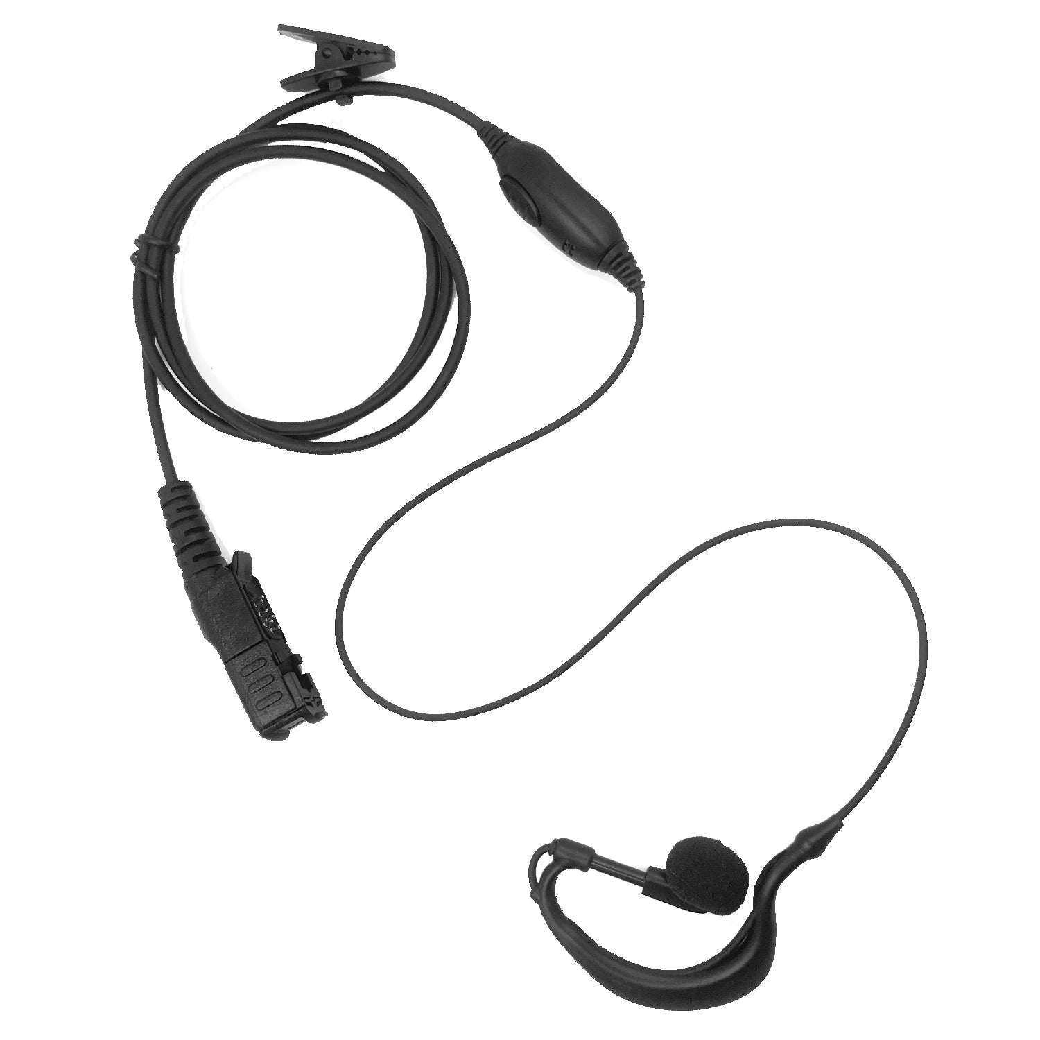 Professional Covert Earpiece with PTT