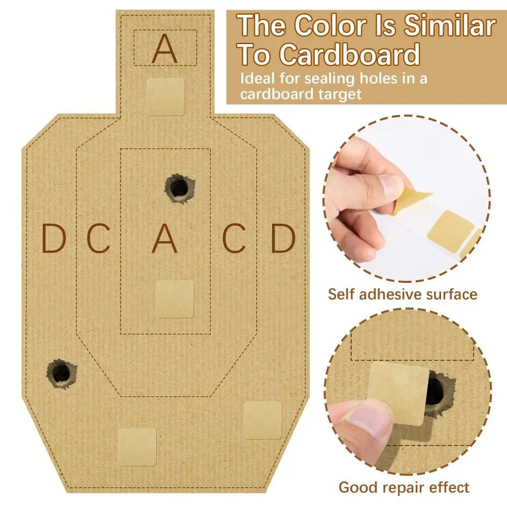 1000-Pack Self-Adhesive Paper Shooting Targets