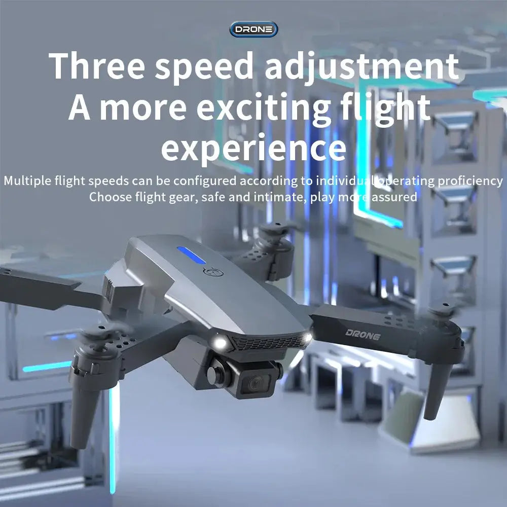 Foldable 4K Dual-Camera Drone with Altitude Hold and Trajectory Flight