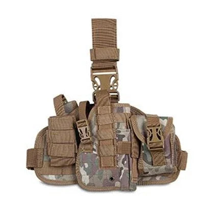 Demeysis Universal MOLLE Drop Leg Tactical Pistol Holster | Right Hand