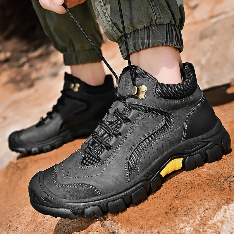 High-Top Breathable Hiking Sneakers – Durable, Comfortable, and Stylish