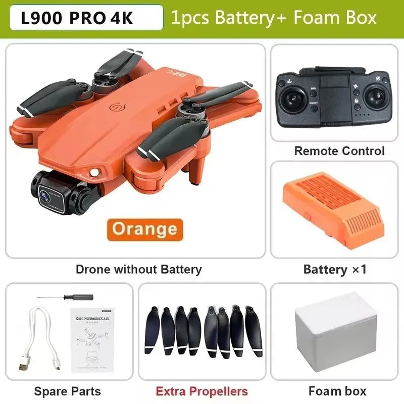XMSJ L900 Pro SE Max 4K GPS Drone with 360° Obstacle Avoidance Dual HD Camera