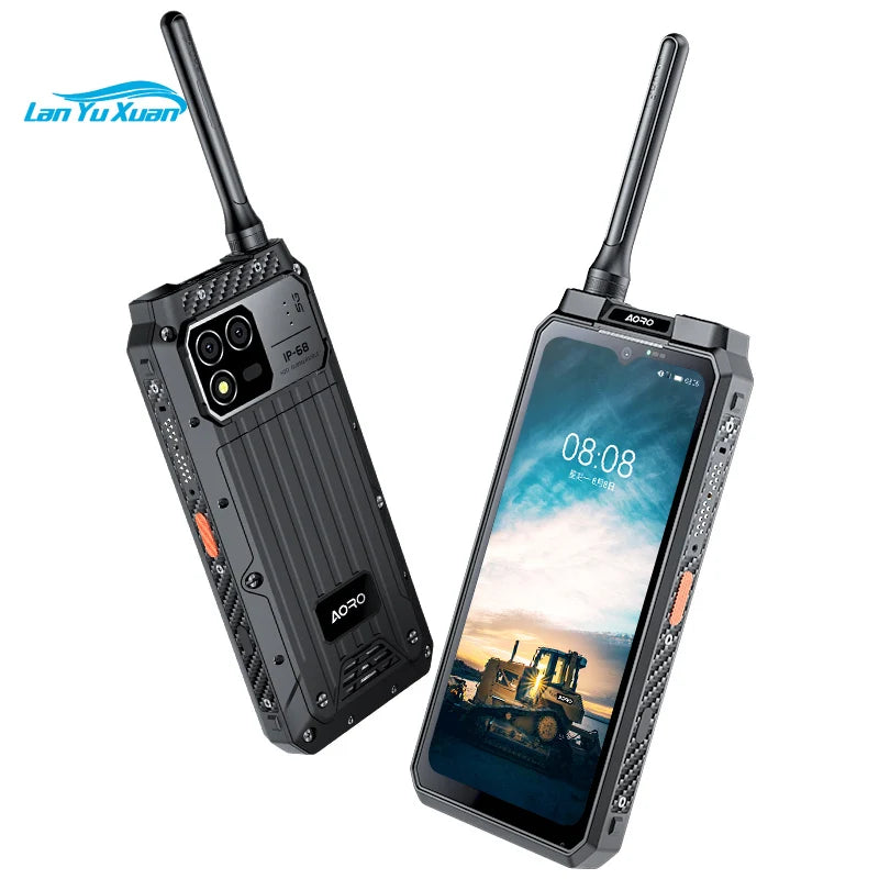 Rugged 5G-Enabled Smartphone with Integrated DMR Radio and Modular Expandability