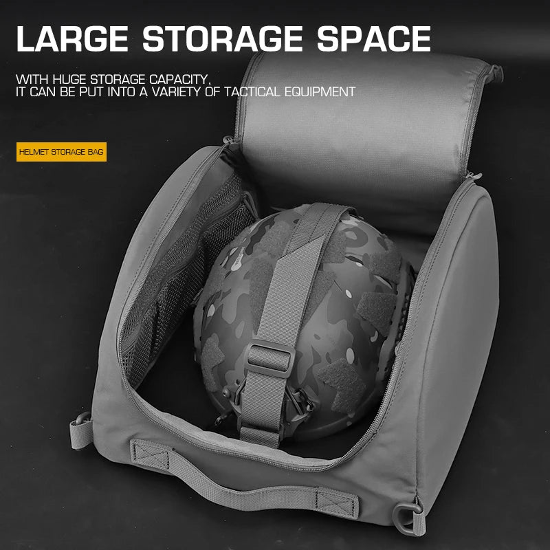 Multi-Purpose Tactical Helmet Storage Bag – Nylon Cordura Gear Bag for MICH & Bike Helmets | YTYIN