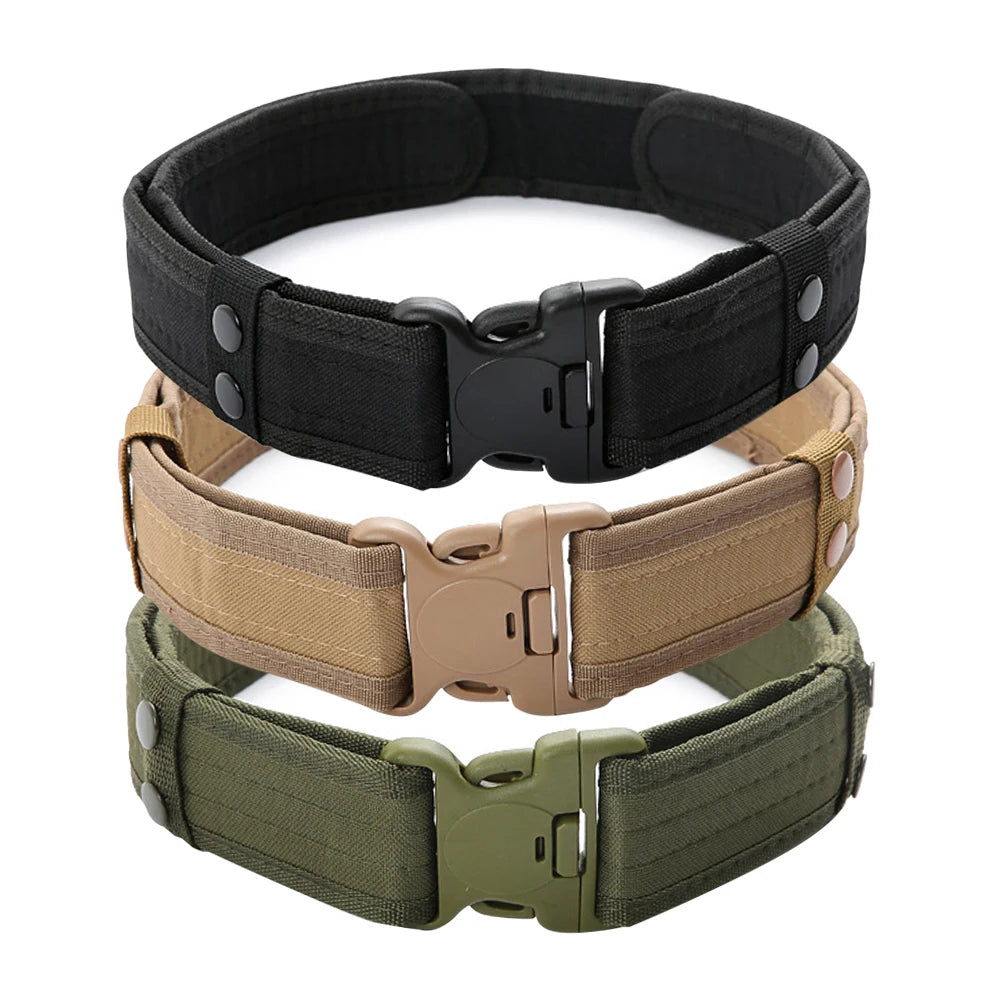 Men’s Tactical Belt | Quick-Release Buckle for Outdoor & Training
