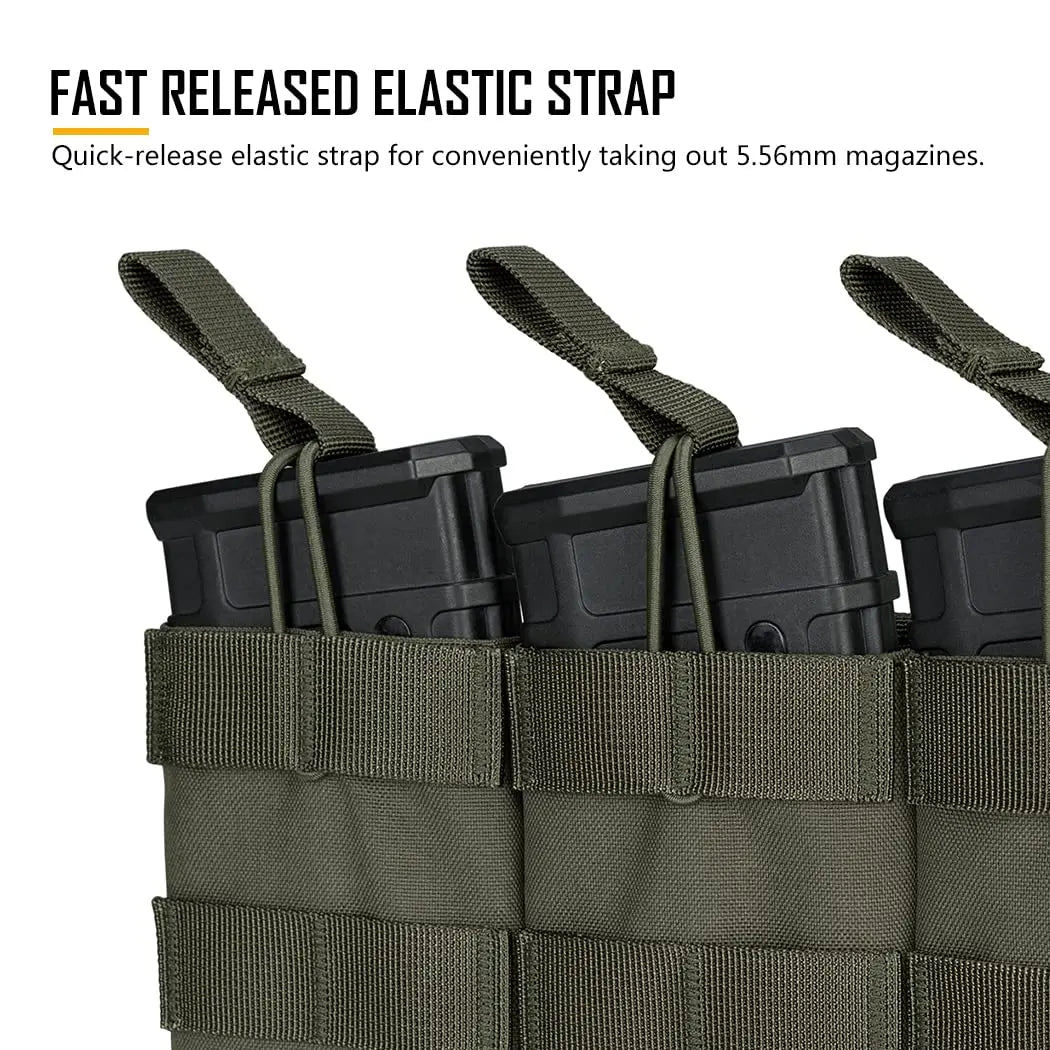 Triple Magazine Pouch – Tactical Rifle Magazine Holder
