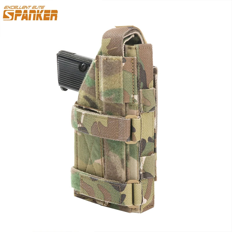 EXCELLENT ELITE SPANKER Universal Pistol Holster – 500D Cordura Right-Hand Tactical Bag