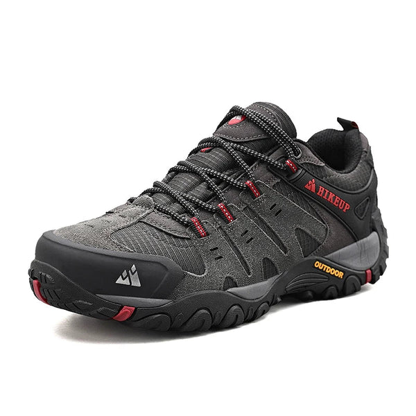 Durable Suede Leather Hiking Shoes – Waterproof, Non-Slip, and Wear-Resistant