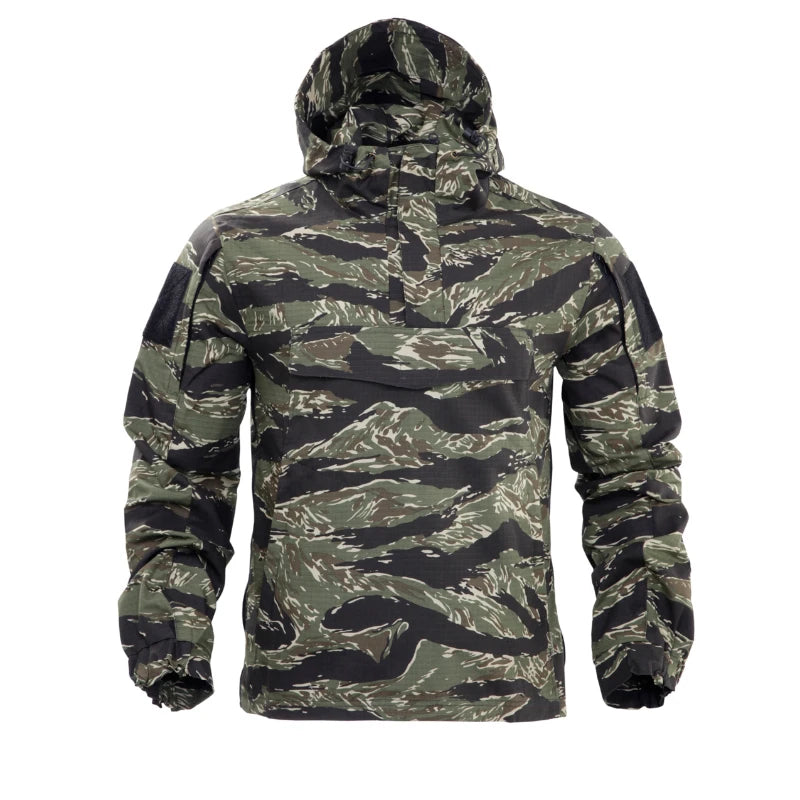 Hooded Combat Windbreaker Tactical Jacket