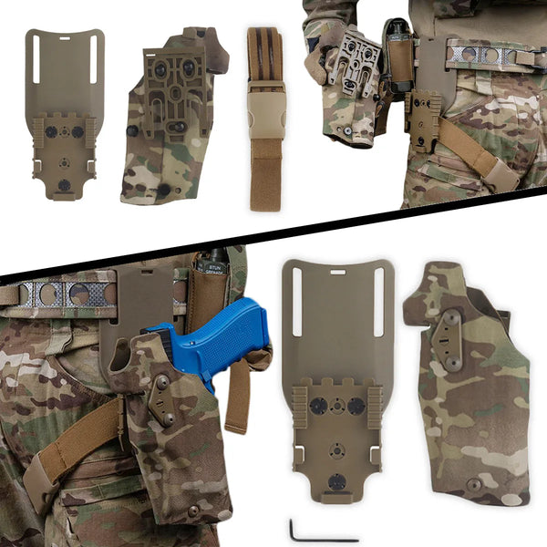 Left-Handed Tactical Holster – QLS Quick Release System