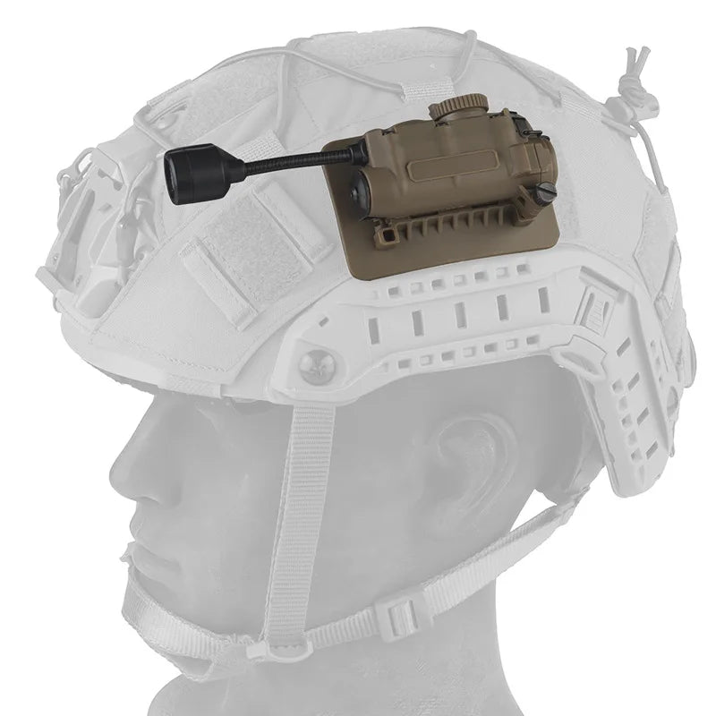 Sidewinder Tactical Helmet Lamp - Multi-Color LED Light for FAST Helmet ARC Rail