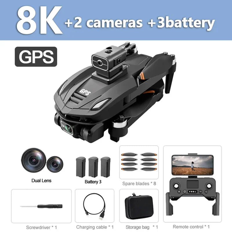 Xiaomi Mijia 8K GPS Drone with Laser Obstacle Avoidance, 3-Axis Gimbal & Screen Remote